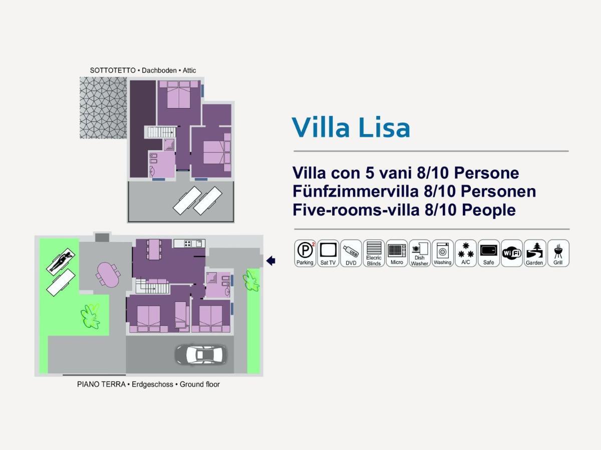 Villa Lisa Bibione Bagian luar foto